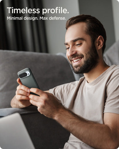 ACS09724 - Pixel 10 Pro XL Thin Fit (MagFit) in Sage Green showing timeless profile. minimal design. max defense.