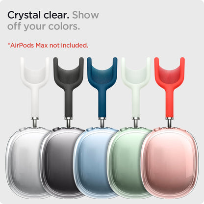 ASD02813 - Apple AirPods Max Case Ultra Hybrid Pro in crystal clear showing the crystal clear. Show off your colors. Available in different color variations