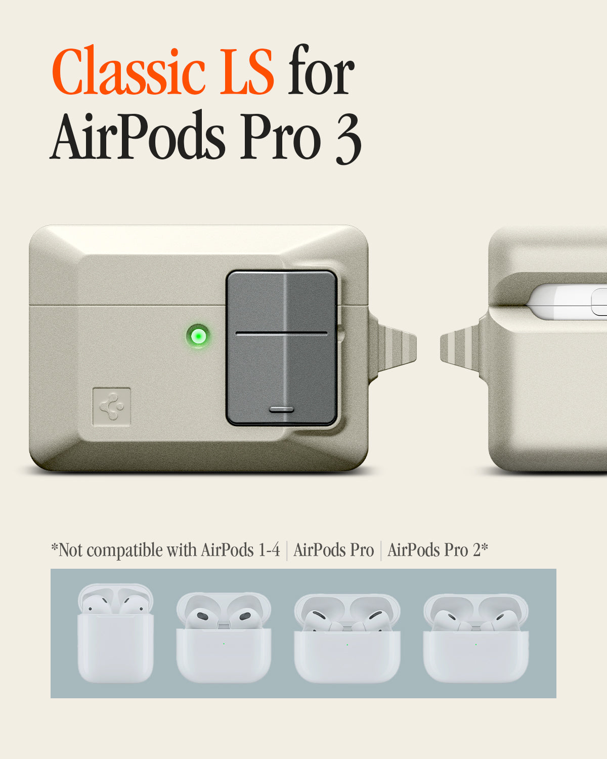 ACS10978 - AirPods Pro 3 Classic LS showing compatible with Airpods Pro 3