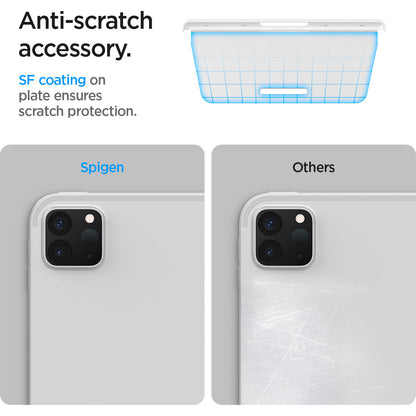 APP06266 - Apple Pencil Holder DA20 in White showing the Anti-scratch accessory. SF coating on plate ensures scratch protection