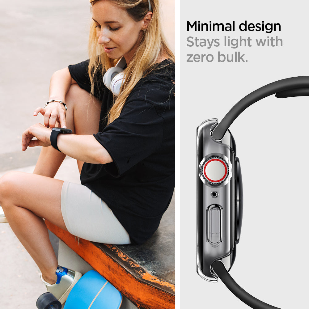 ACS02815 - Apple Watch Series (Apple Watch (40mm)) Case Thin Fit in crystal clear stays light with zero bulk. Minimal design.