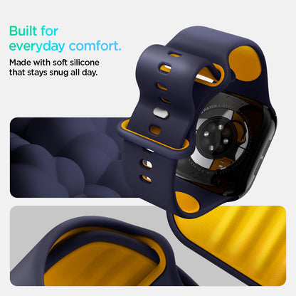 AMP09325 - Apple Watch Series - Nano Pop 42mm in Blueberry Navy built for everyday comfort. Made with soft silicone that stays snug all day.