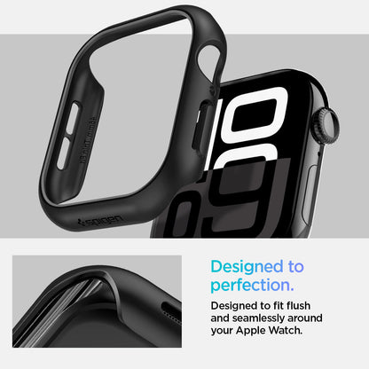 ACS08601 - Apple Watch 10 (46mm) Case Thin Fit in Black designed to fit flush and seamlessly around your apple watch. Designed to perfection.