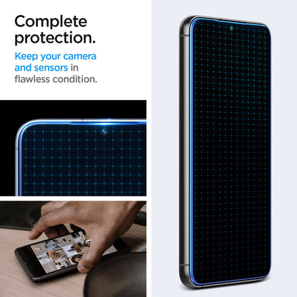 AGL05952 - Galaxy S23 Plus EZ FIT GLAS.tR Screen Protector complete protection. Keep your camera and sensors in flawless condition.