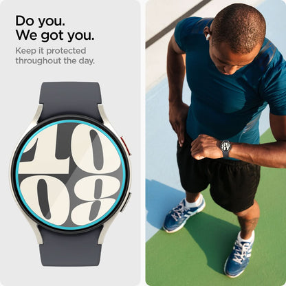 AGL06522 - Galaxy Watch 6 (40mm) Screen Protector EZ FIT GLAS.tR do you. we got you. keep it protected throughout the day.