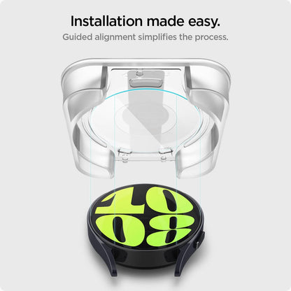 AGL07233 - Galaxy Watch 6 (44mm) Screen Protector EZ FIT GLAS.tR Installation made easy. guided alignment simplifies the process.