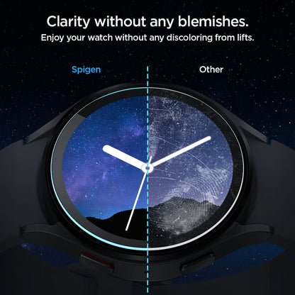 AGL06522 - Galaxy Watch 6 (40mm) Screen Protector EZ FIT GLAS.tR clarity without any blemishes. Enjoy your watch without any discoloring from lifts.