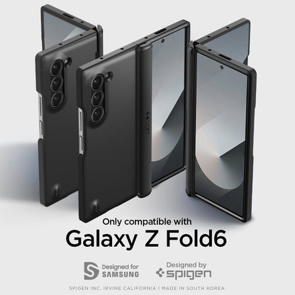 ACS07820 - Galaxy Z Fold 6 Case Slim Armor Pro in Black showing the compatibility only with Galaxy Z Fold 6