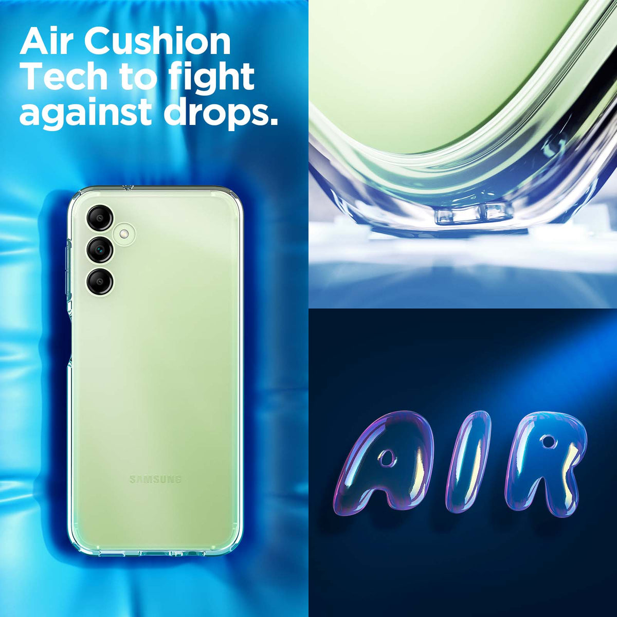 ACS05846 - Galaxy A14 5G (NA) Case Ultra Hybrid in Crystal Clear aircushion tech to fight against drops.