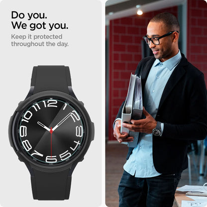 AGL07067 - Galaxy Watch 6 Classic (43mm) Screen Protector EZ FIT GLAS.tR do you. we got you. keep it protected throughout the day.