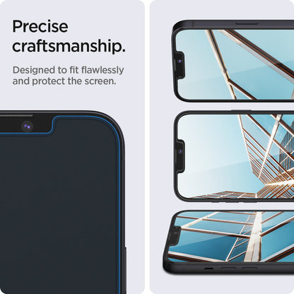 AGL03385 - iPhone 13 / iPhone 13 Pro Screen Protector EZ FIT GLAS.tR SLIM showing the precise craftsmanship. Designed to fit flawlessly and protect the screen