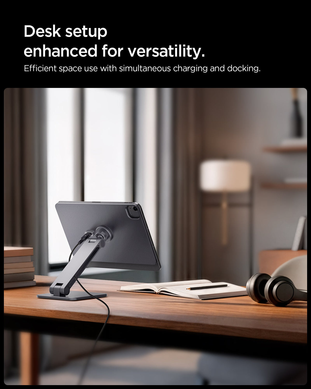 AMP09837 - iPad Air 11" (2025) Magnetic Wireless Charging Stand (MagFit)