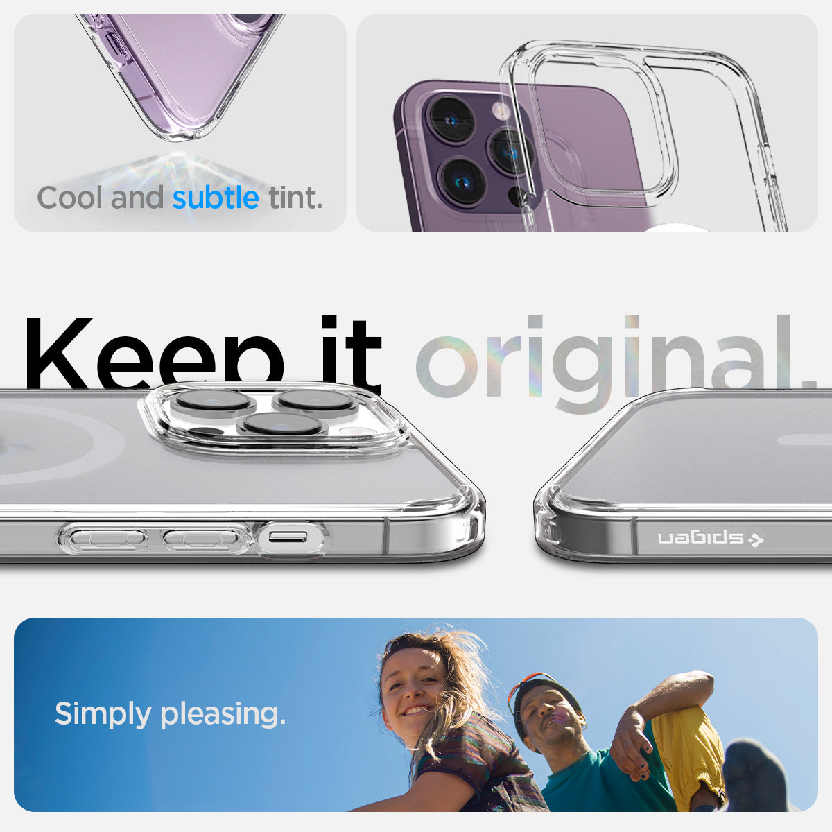 ACS05583 - iPhone 14 Pro Max Case Ultra Hybrid (MagFit) in frost clear