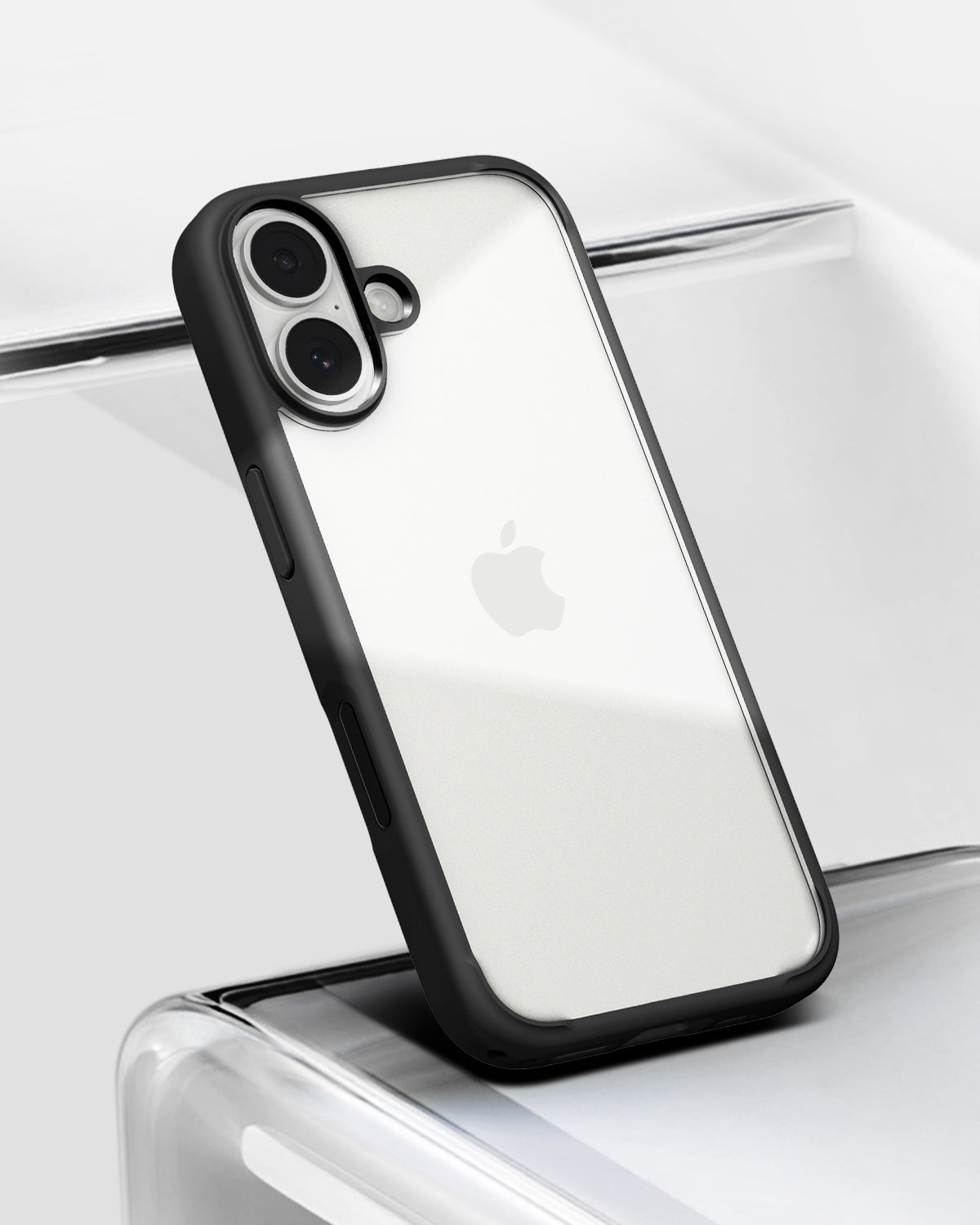 ACS10081 - iPhone 17 Ultra Hybrid in Matte Black showing back of the case