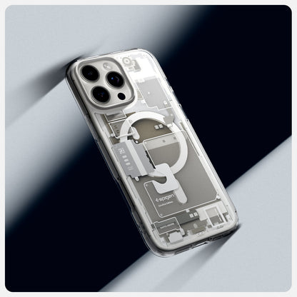 ACS08137 - iPhone 16 Pro Case Ultra Hybrid Zero One (MagFit) in Zero One Natural Titanium