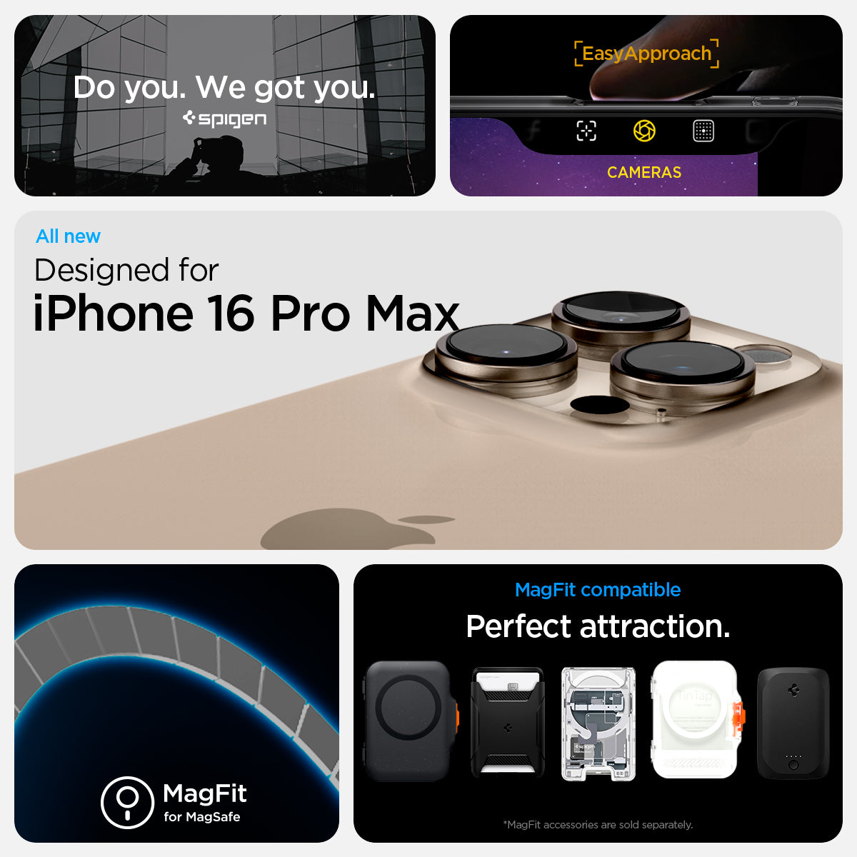 ACS08005 - iPhone 16 Pro Max Case Ultra Hybrid Zero One (MagFit) in Zero One White do you. we got you. easy approach. all new designed for iPhone 16 pro max. Magfit for magsafe. Magfit compatible. perfect attraction.