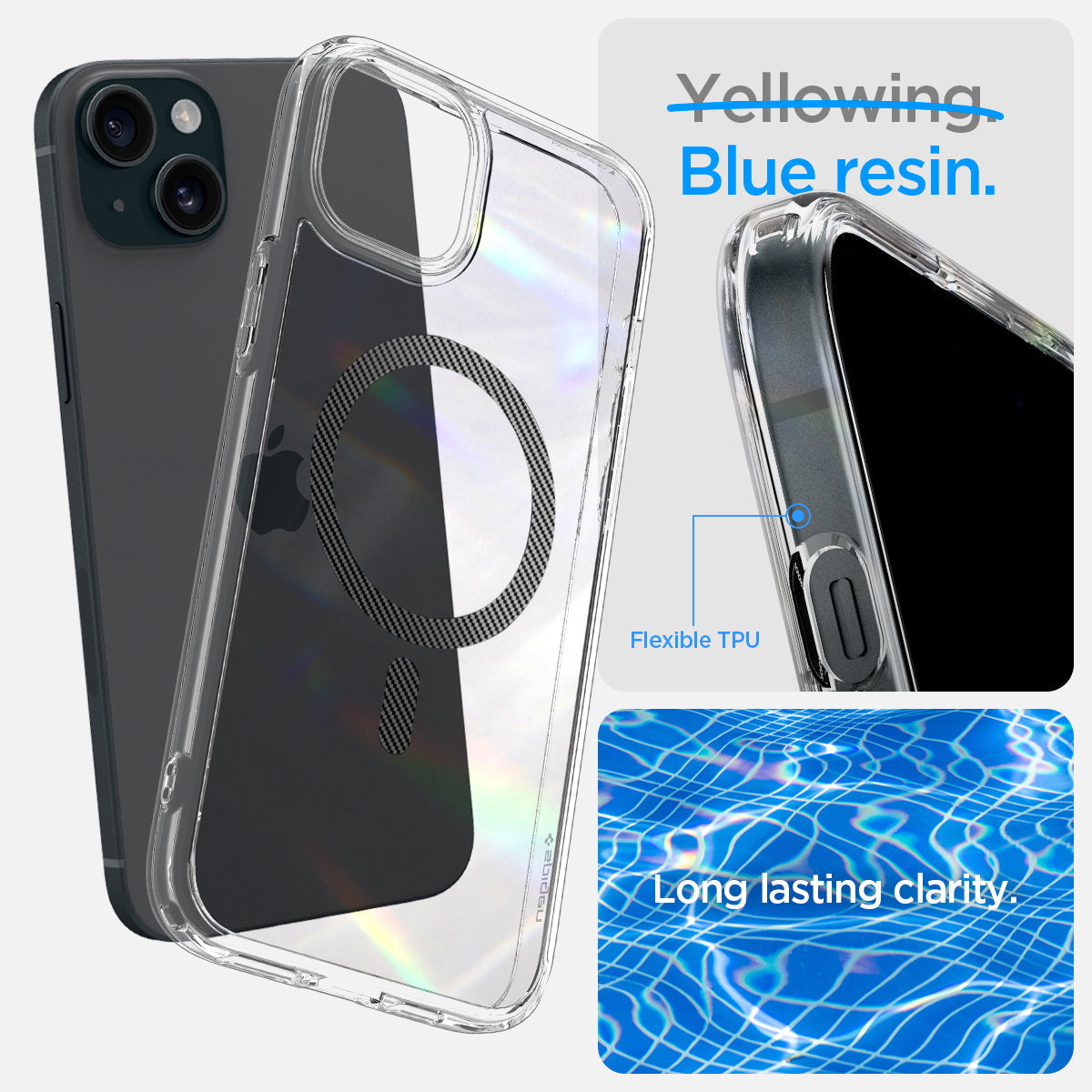 ACS06803 - iPhone 15 Case Ultra Hybrid (MagFit) in black