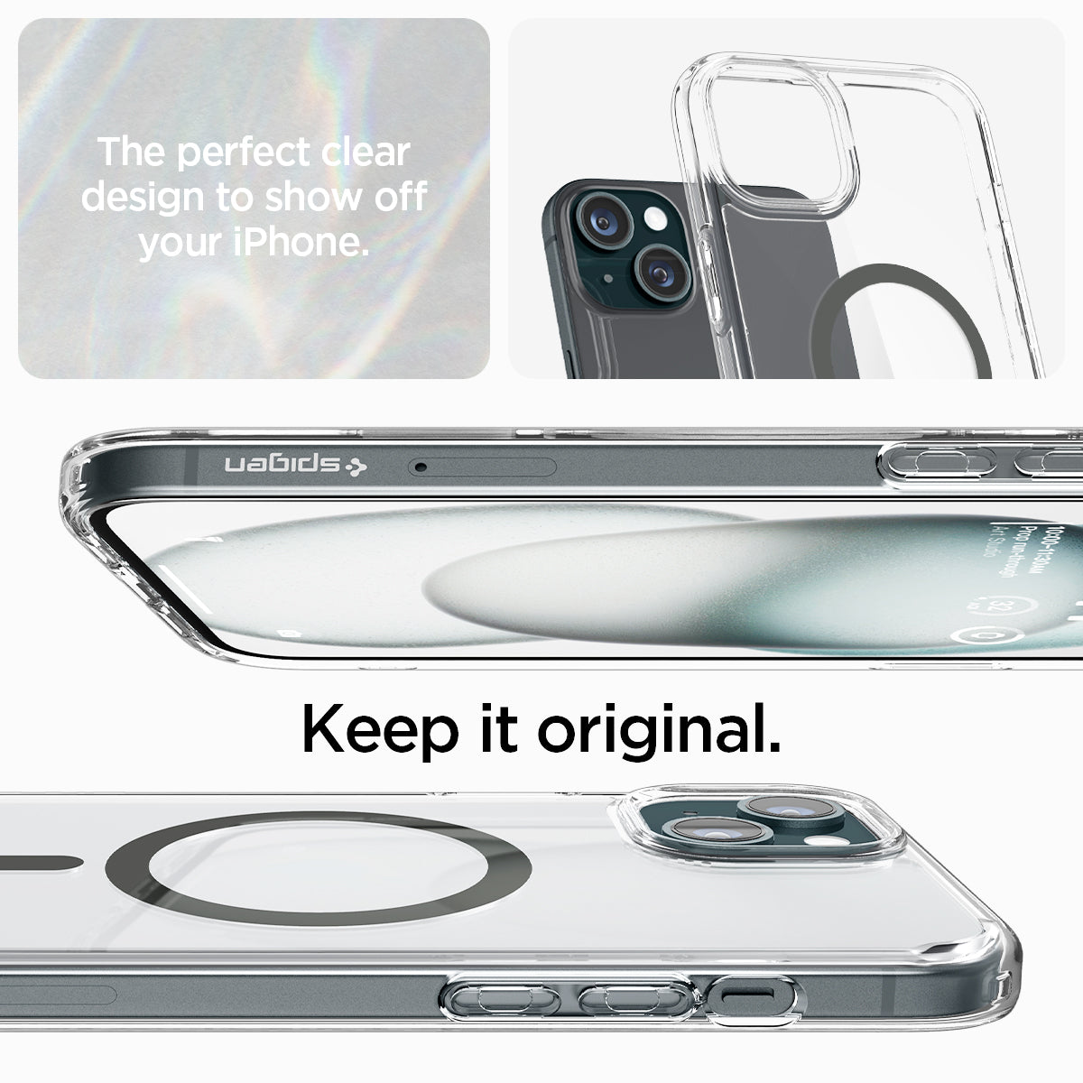 ACS06804 - iPhone 15 Case Ultra Hybrid (MagFit) in graphite