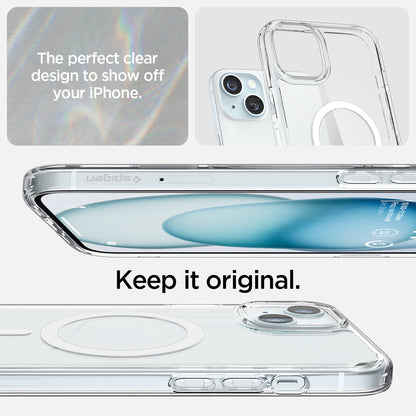 ACS06802 - iPhone 15 Case Ultra Hybrid (MagFit) in white