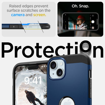 ACS06670 - iPhone 15 Plus Case Tough Armor (MagFit) in navy blue