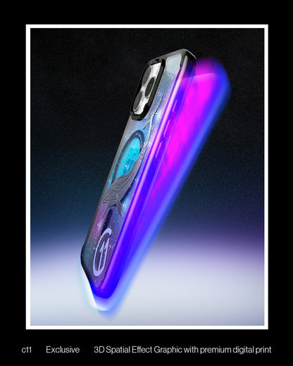 ACS09301 - iPhone 16 Pro Max Case c11 Series Eternal Edition (MagFit) in Eternal showing the exclusive 3DSpatial Effect Graphic with premium digital print