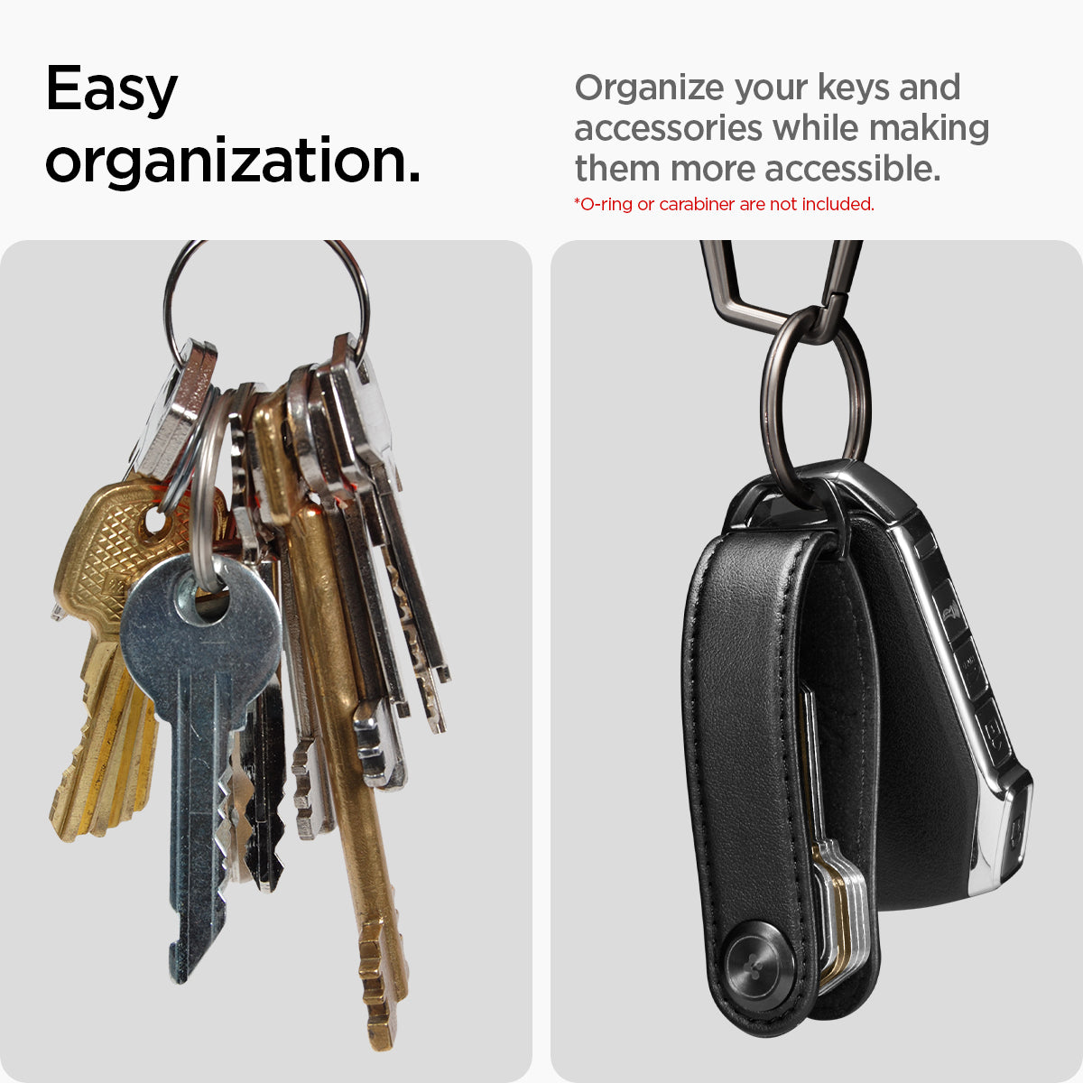 AHP03647 - Valentinus Key Holder in black showing the easy organization, organize your keys and accessories while making them more accessible