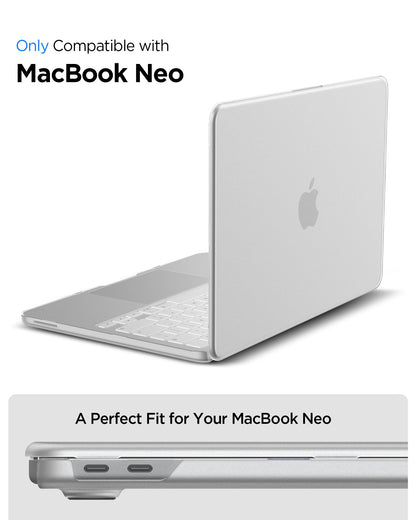 ACS11543 - MacBook Neo 13-inch Air Skin in Frost Clear showing compatibility information