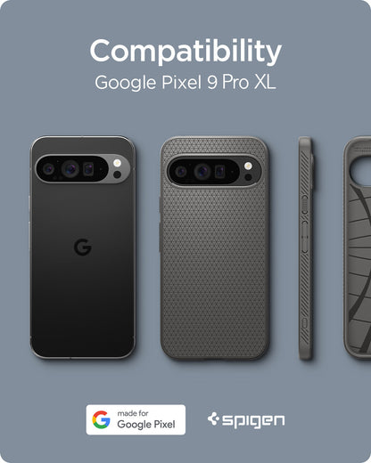 ACS07718 - Pixel 9 Pro XL Case Liquid Air in Marble Gray compatible with Google Pixel 9 pro XL.