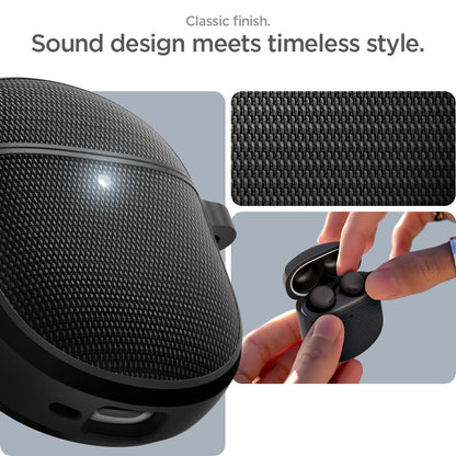 ACS07605 - Pixel Buds Pro 2 Series Case Classic Fit in black showing the classic finish. Sound design meets timeless style