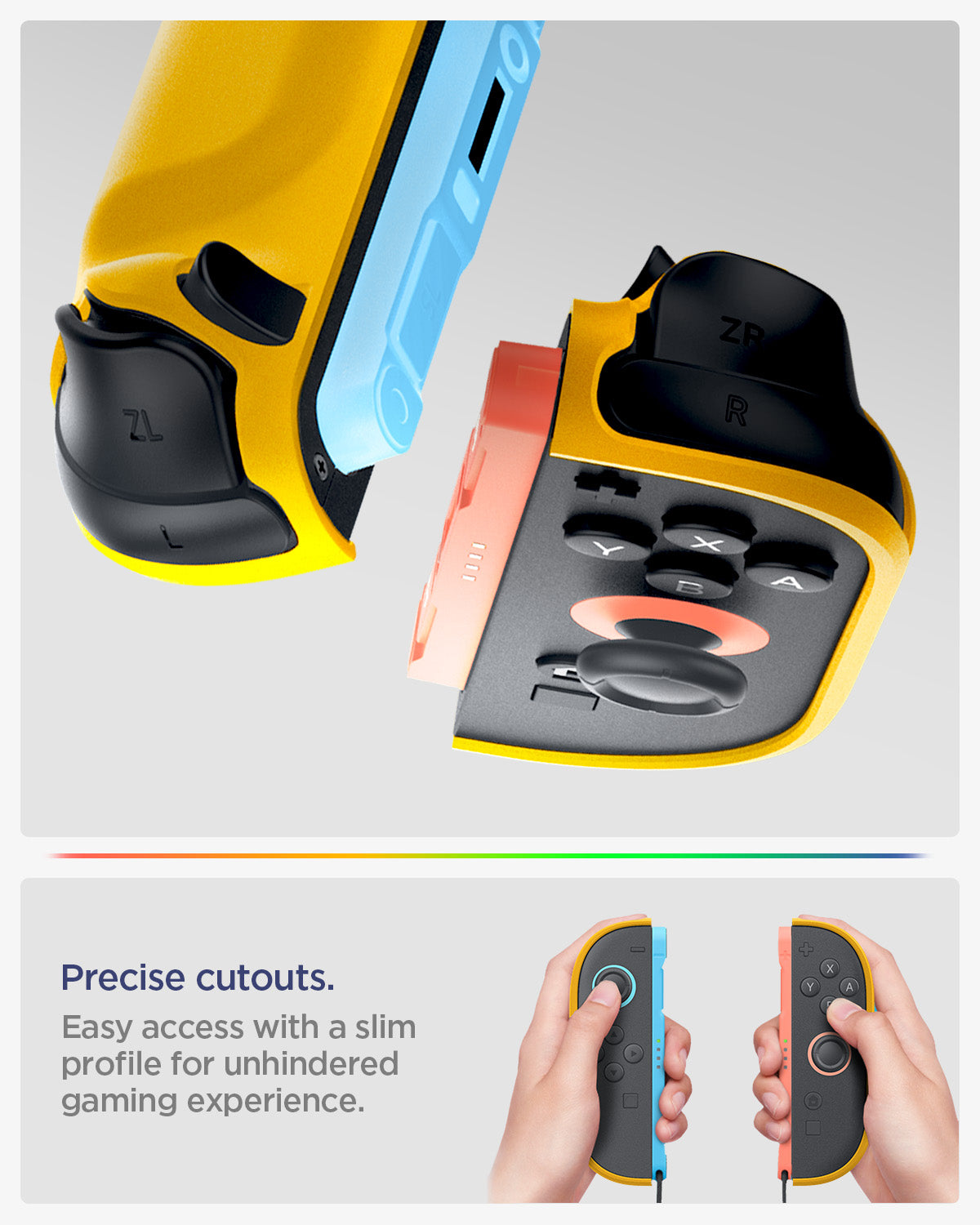 ACS10205 - Nintendo Switch 2 Case Nano Pop in Blueberry Navy showing precise cutouts. easy access with a slim profile for unhindered gaming experience