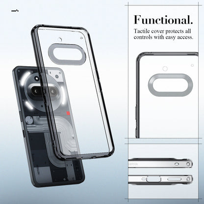 ACS09373 - Nothing Phone (3a) Case Ultra Hybrid in Space Crystal functional. Tactile cover protects all controls with easy access.
