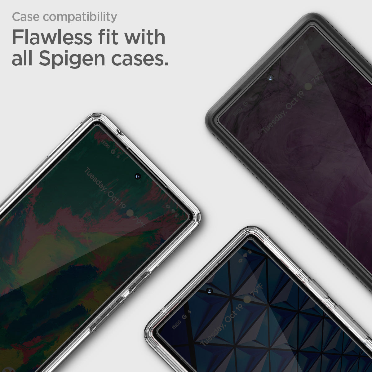 AGL05199 - Pixel 7 Screen Protector AlignMaster GLAS.tR compatibility flawless fit with all spigen cases