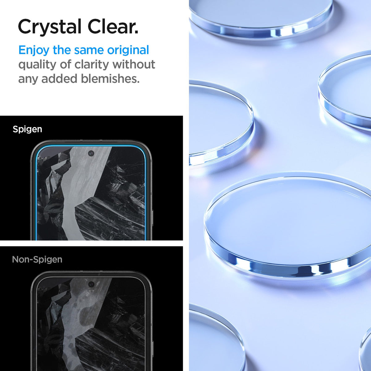 AGL07464 - Pixel 8a Alignmaster in Clear crystal clear. Enjoy the same original quality of clarity without any added blemishes.