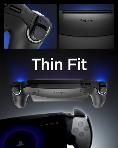 ACS07235 - Playstation Portal Case Thin Fit in black showing the different angles