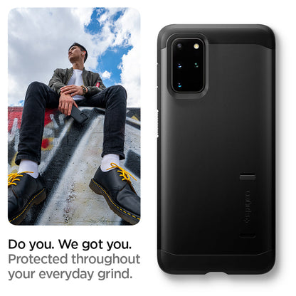ACS00757 - Galaxy S20 Plus Tough Armor Case in black do you. we got you. Protected throughout your everyday grind.