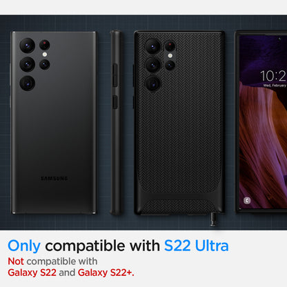 ACS03925 - Galaxy S22 Ultra 5G Case Neo Hybrid in black only compatible with s22 ultra. not compatible with galaxy s22 and galaxy s22+