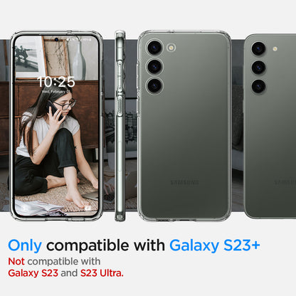 ACS05662 - Galaxy S23 Plus Case Liquid Crystal in crystal clear only compatible with S23+ not compatible with galaxy s23 and s23 ultra.