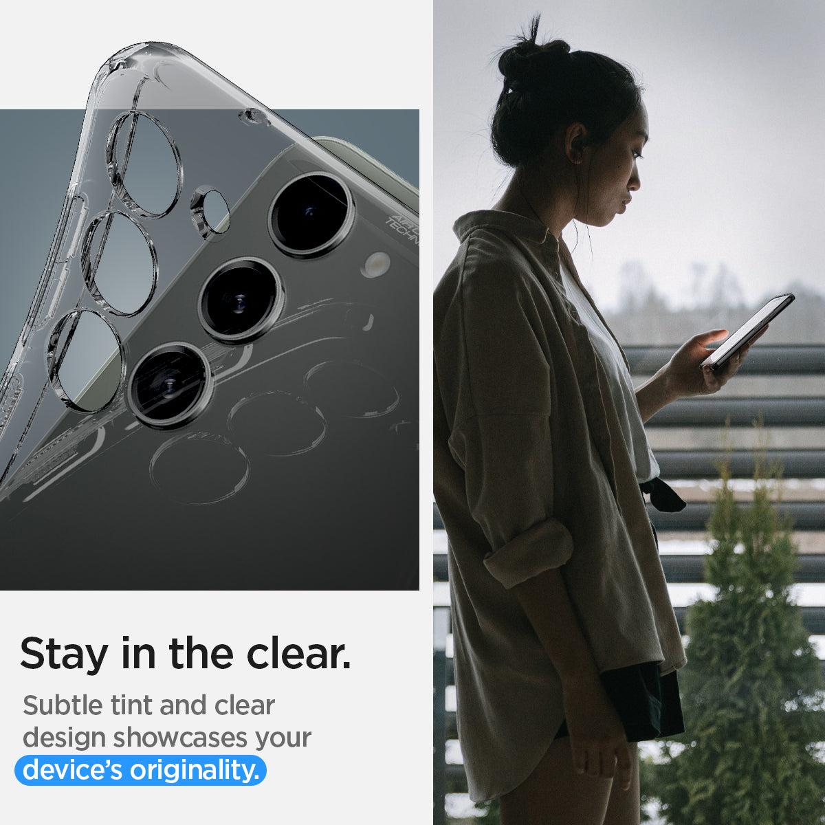 ACS05663 - Galaxy S23 Plus Case Liquid Crystal in space crystal Crystal clear long lasting clarity that preserves the originality with quality.