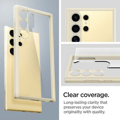 ACS07415 - Galaxy S24 Ultra Case Ultra Hybrid in Mute Beige Clear coverage long lasting clarity that preserves your device originality with quality.