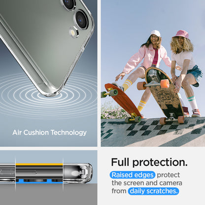 ACS05714 - Galaxy S23 Case Ultra Hybrid in crystal clear full protection. raised edges protect the screen and camera from daily scratches. Aircushion technology.