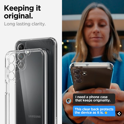ACS07241 - Galaxy A15 5G Case Ultra Hybrid in Crystal Clear keeping it original. Long lasting clarity.