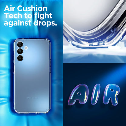 ACS07241 - Galaxy A15 5G Case Ultra Hybrid in Crystal Clear aircushion tech to fight against drops.
