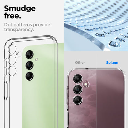 ACS05849 - Galaxy A14 5G (NA) Case Liquid Crystal in Crystal Clear smudge free long lasting transparency. Dot patterns provide an even look allowing a balanced form & transparency.