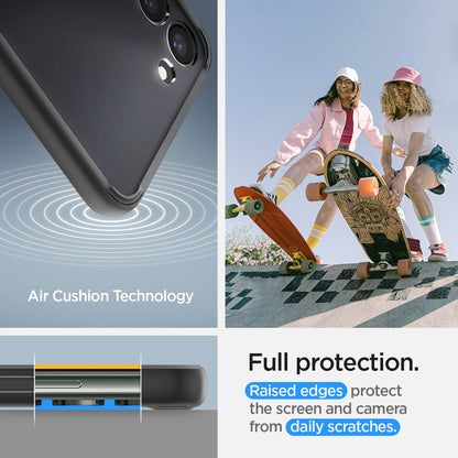 ACS05670 - Galaxy S23 Plus Case Ultra Hybrid in frost black full protection. raised edges protect the screen and camera from daily scratches. Aircushion technology.