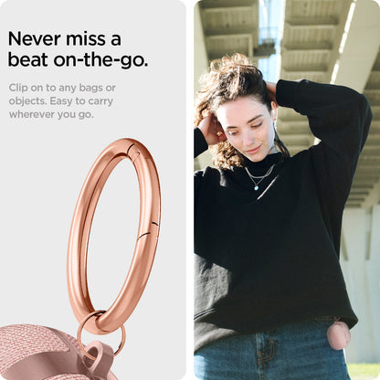 ASD01443 - Galaxy Buds 2 Pro / 2 / Pro / Live Case Urban Fit in bronze never miss a beat on the go. Clip on to any bags or objects. Easy to carry wherever you go.