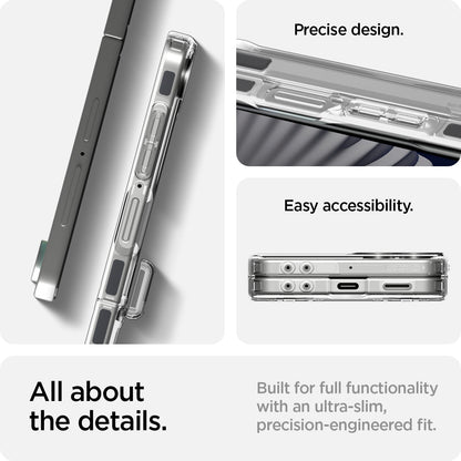 ACS09560 - Galaxy Z Flip 7 Case Ultra Hybrid Pro Neo One (Magfit) showing the precise design and easy accessibility. All about the details. Built for full functionality with an ultra-slim, precision-engineered fit