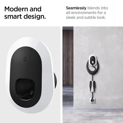 ACP04295 - Tesla Charging Wall Mount in white modern and smart design. Seamlessly blends into all environments for a sleek and subtle look.