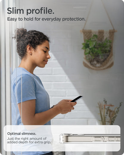 ACS11279 - Pixel 10a Ultra Hybrid in Crystal Clear showing slim profile. easy to hold for everyday protection