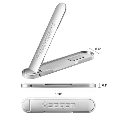 000EM20860 - U100 Universal Kickstand (Metal) in gunmetal showing the different angles of the metal kickstand