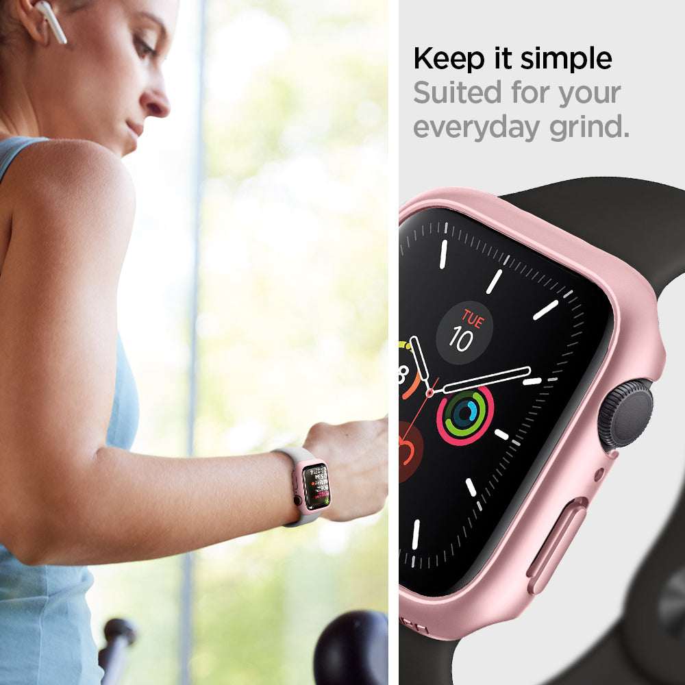 061CS24486 - Apple Watch Series (Apple Watch (40mm)) Case Thin Fit in rose gold suited for your everyday grind. Keep it simple.